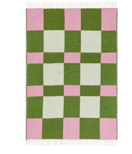 Evelina Kroon Wool Blanket Green